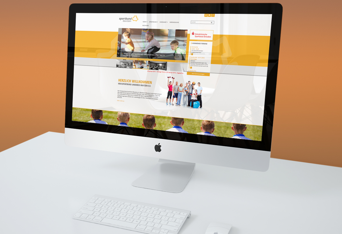 Redesign der bestehenden Webseite.